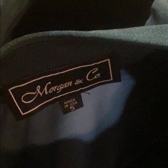 Prom Emerald green gown juniors prom dress 5 - Picture 6 of 7